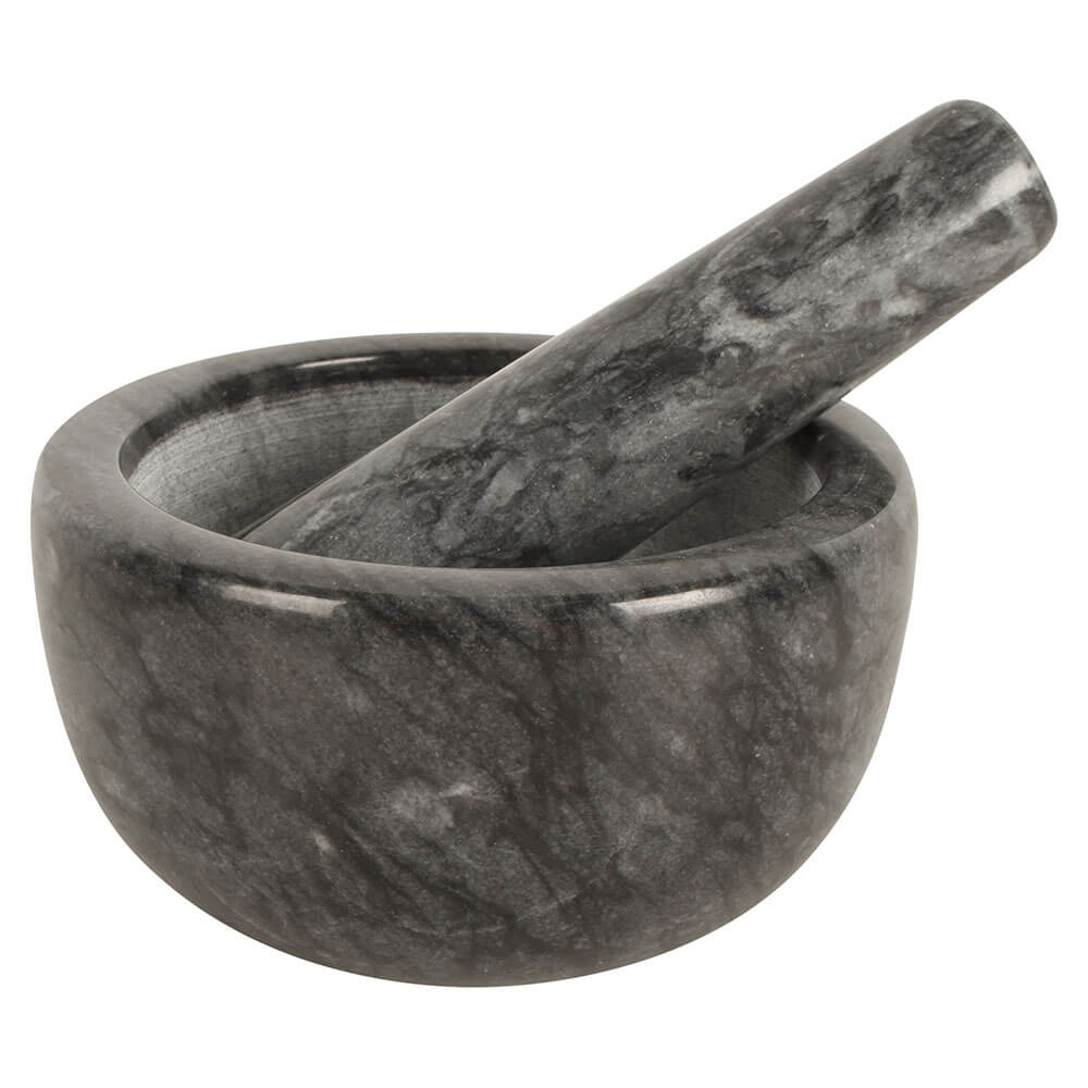 Carina Marble Mortar & Pestle (12x12x7cm)