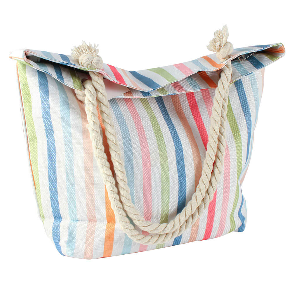 Sac de plage avec zip intérieur (50x45x15cm)