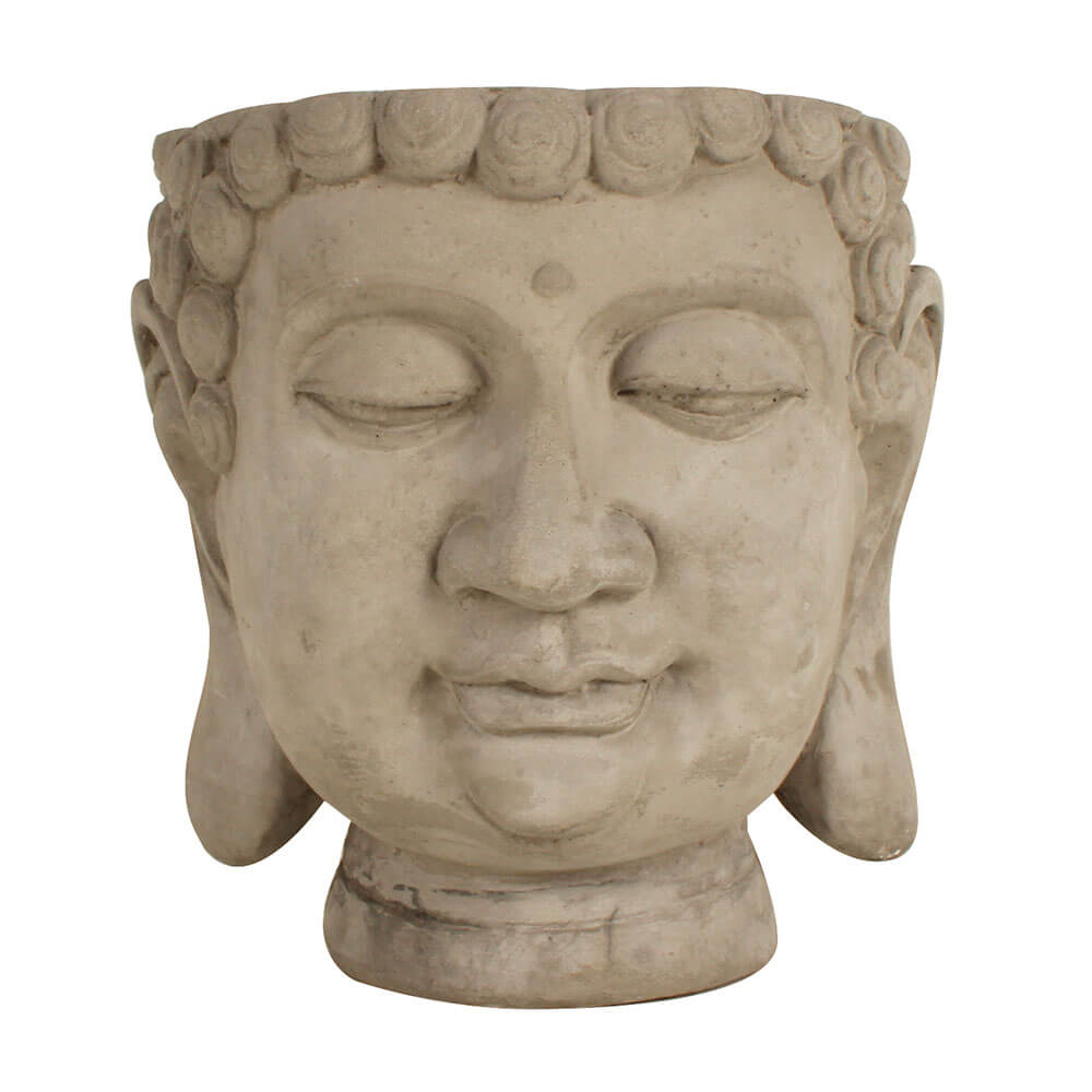 Dekorativ Buddha Head Planter