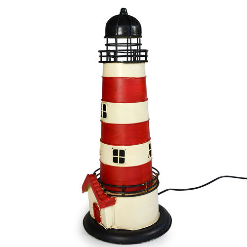 USB-Powered Lighthouse LED Lamp (13x13x32cm)