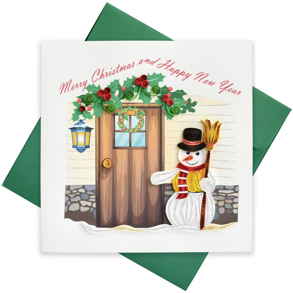 Christmas Quilled Greeting Card (15x15cm)