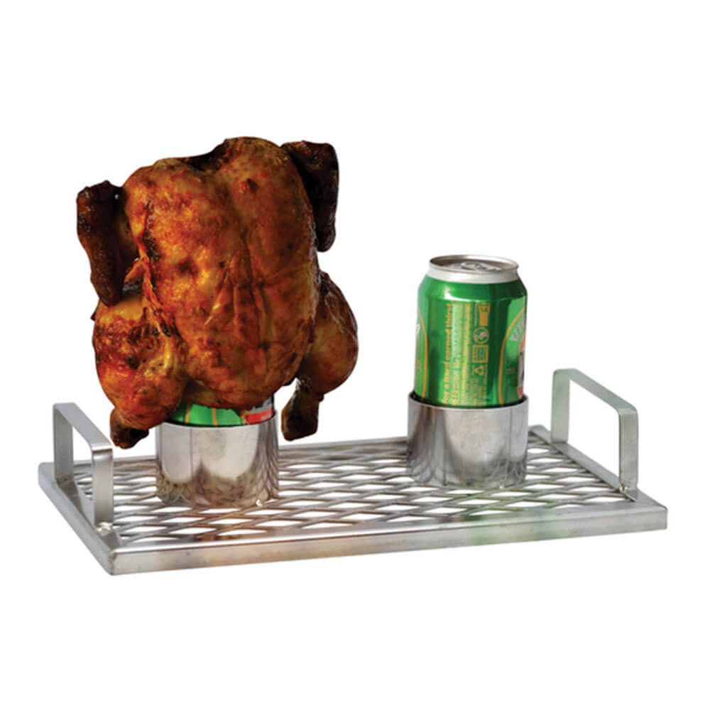 Chick 'n' Brew BBQ Roaster Acero inoxidable