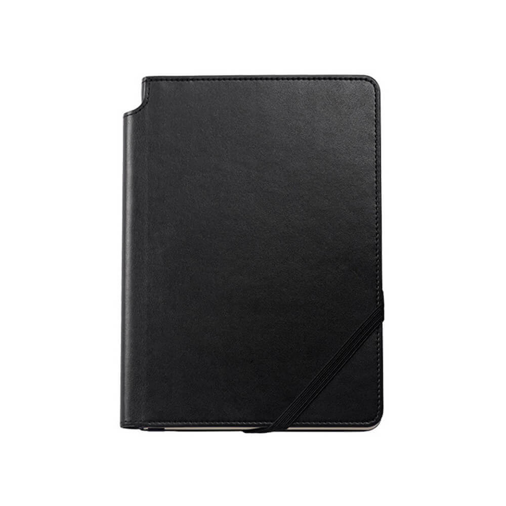 Cross Medium Stipped Leather Journal (zwart)