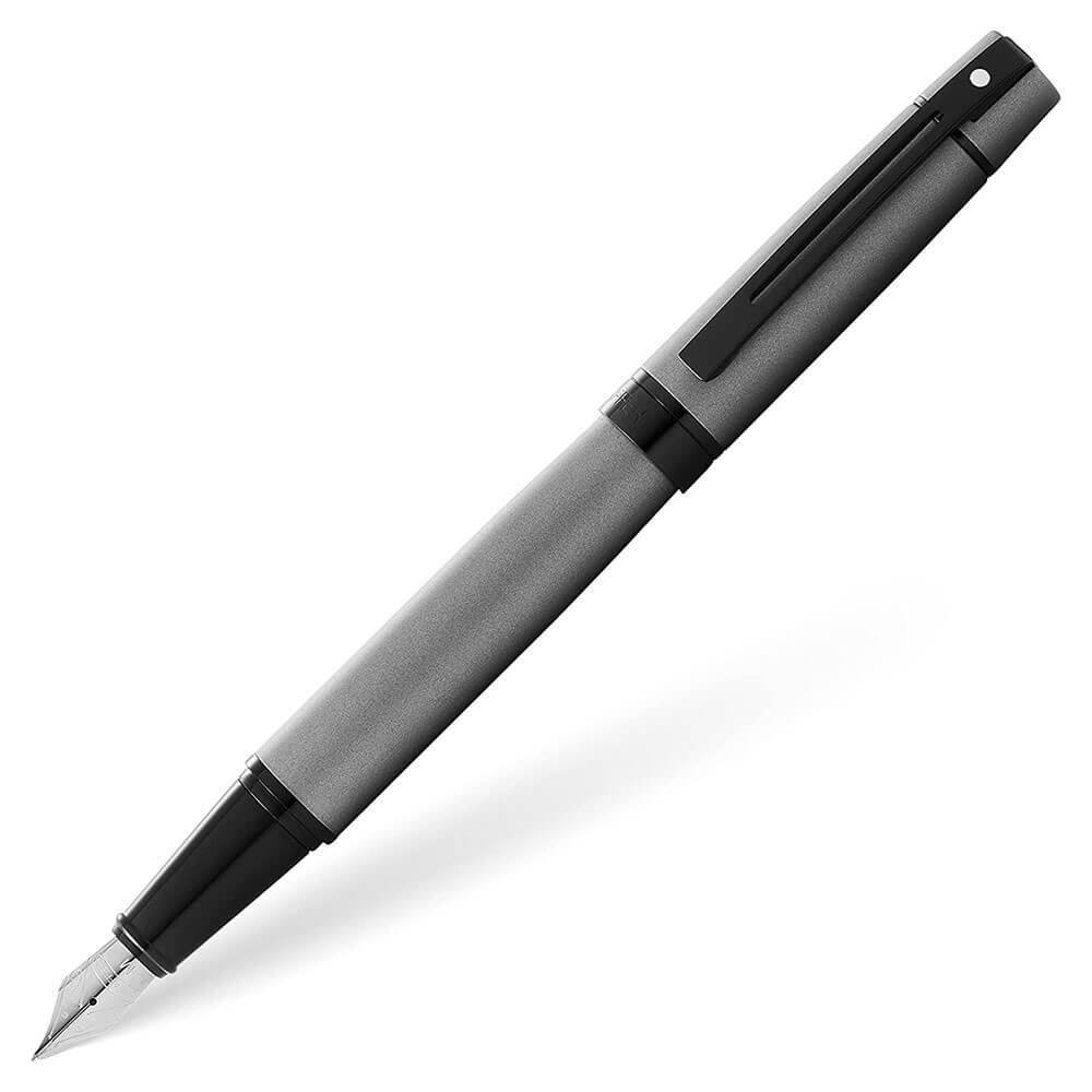 Sheaffer 300 Fountain Pen avec garniture noire (gris mat)