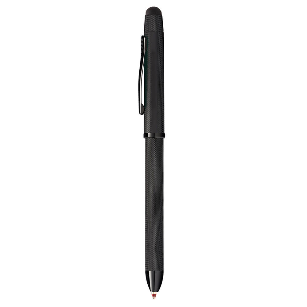 Cross Tech3+ geborstelde diamantpatroon Ballpoint