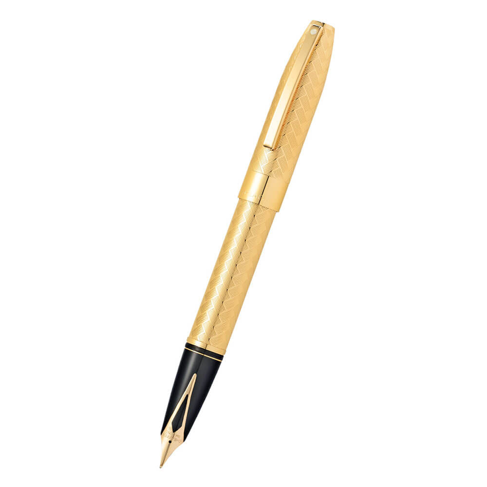 Sheaffer Legacy 23K Gold Chevron Pattern Fountain Pen