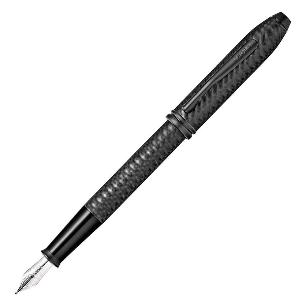 Townsend Black Microknurl＆Matte Black Fountain Pen