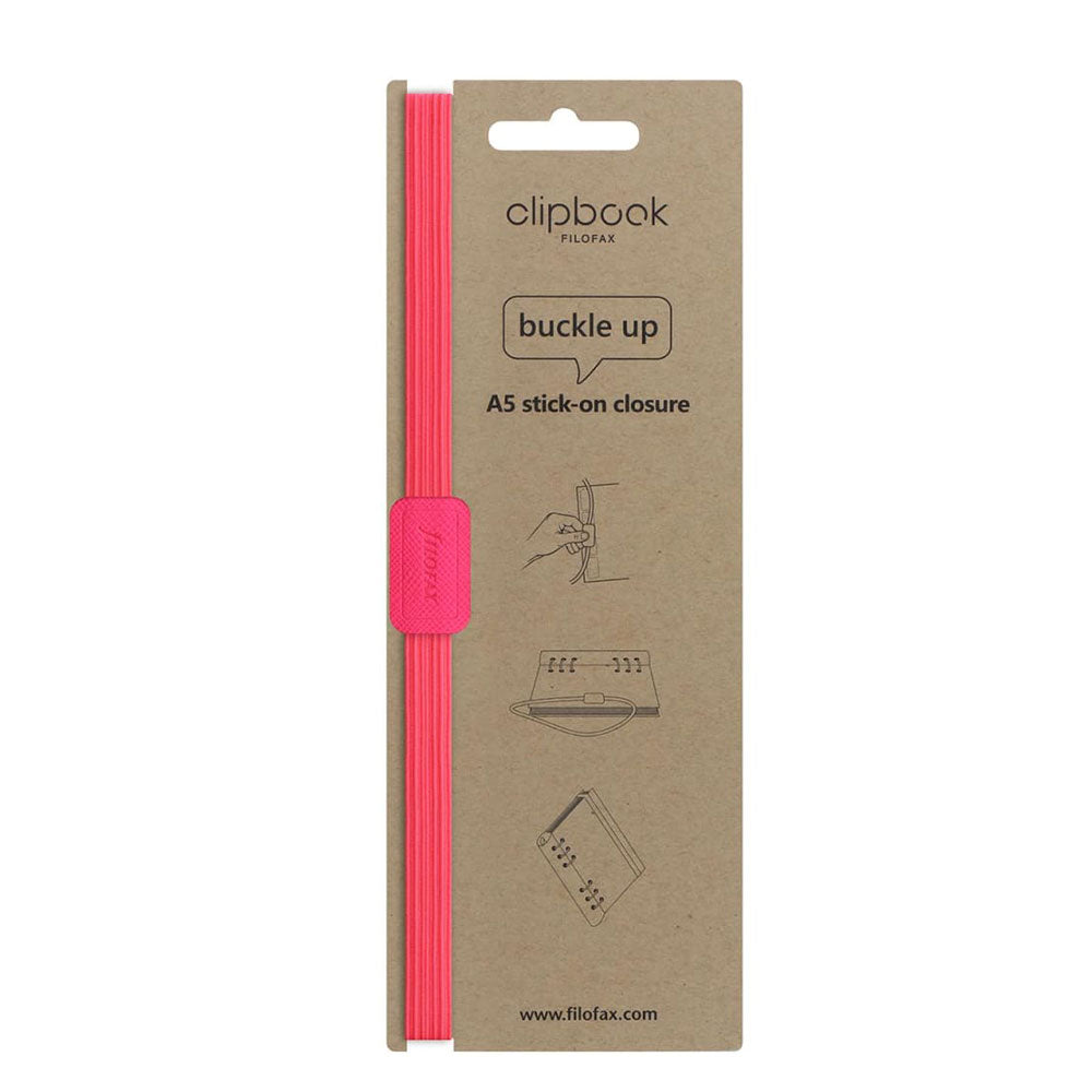 Filofax Saffiano A5 Clipbook élastique