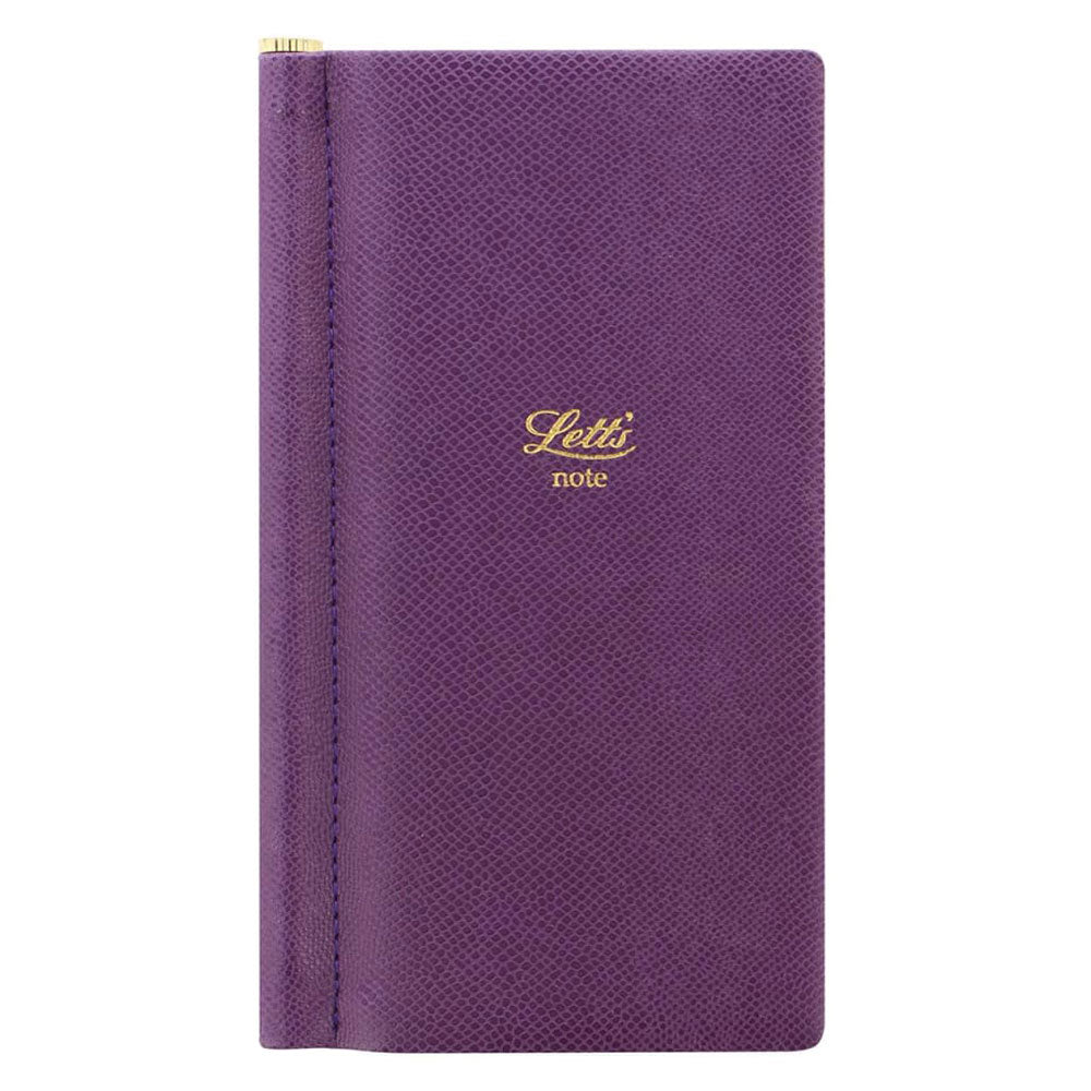 Letts Legacy Slim Pocket Notebook mit goldenem Stift