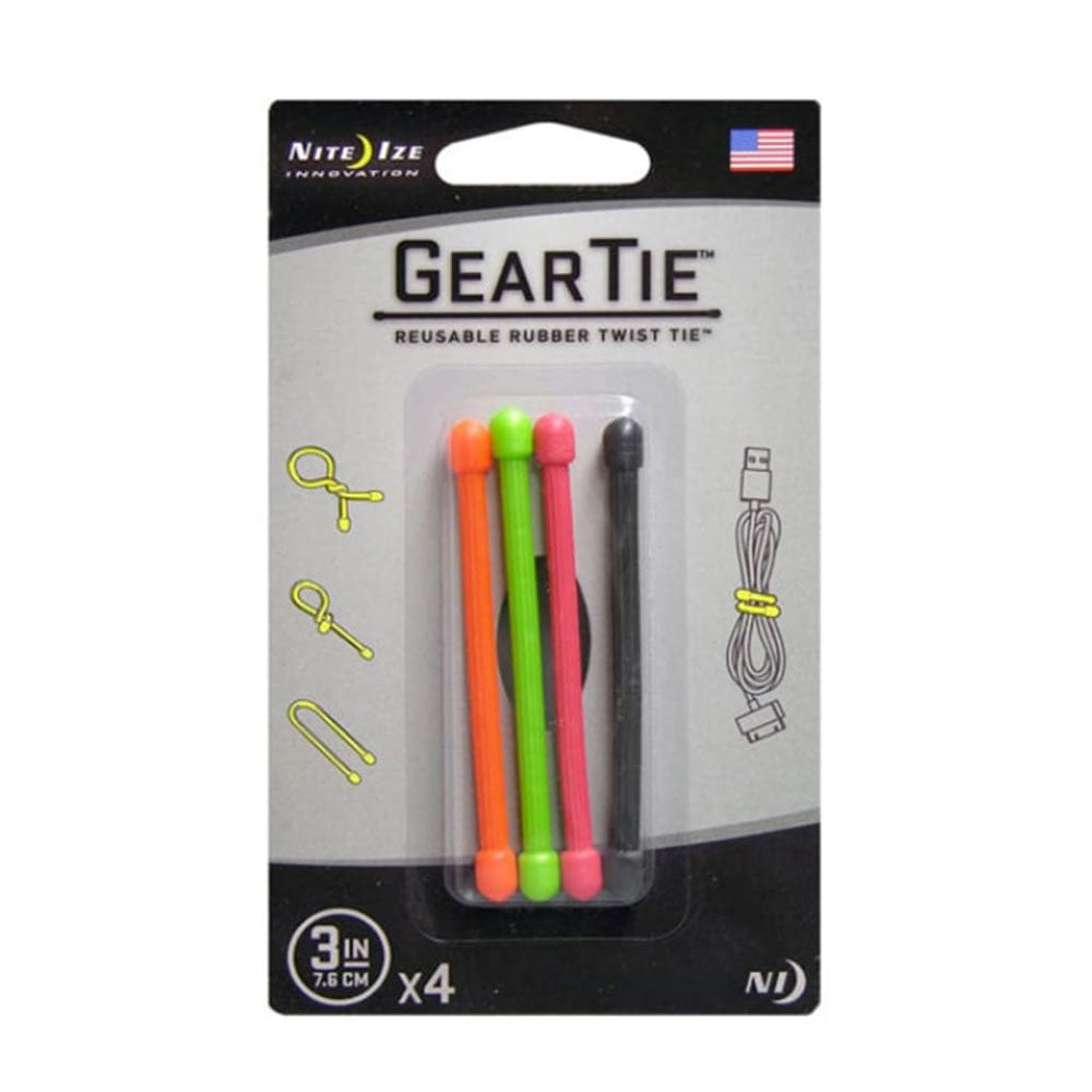 Nite Ize Gear Tie 8cm 4pk