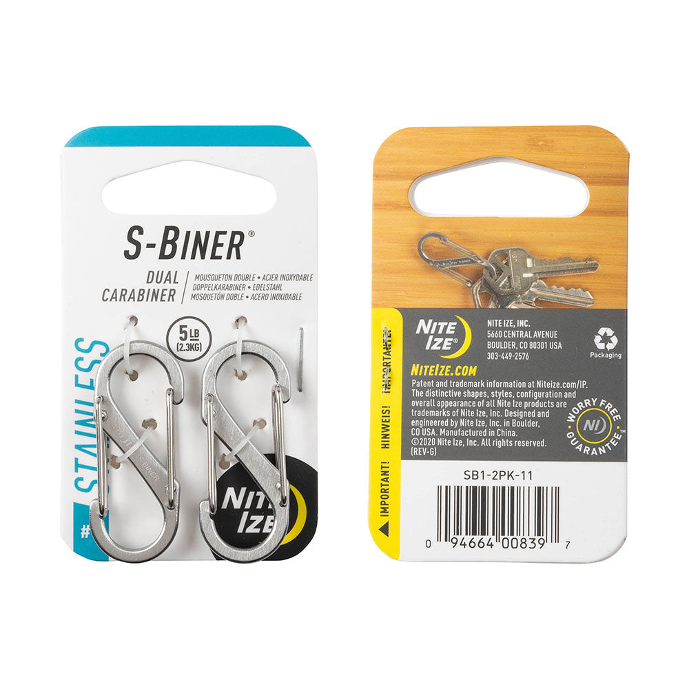 Nite Ize S-Biner Rozmiar 1 2pk