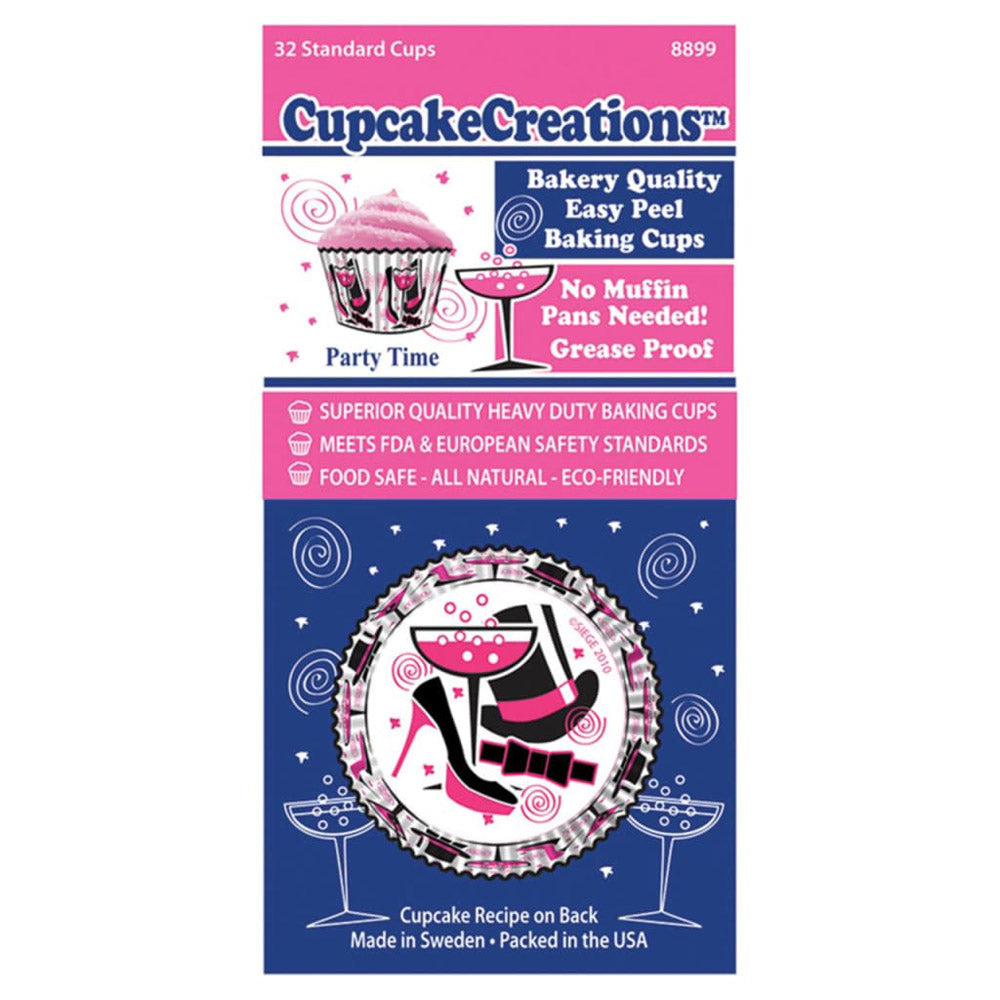 Standard Party Time Cupcake Cups 32pk