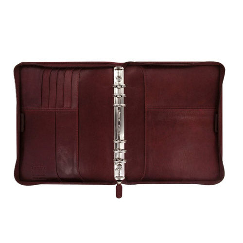 Filofax Lockwood A5 Zip Organiser (Garnet)