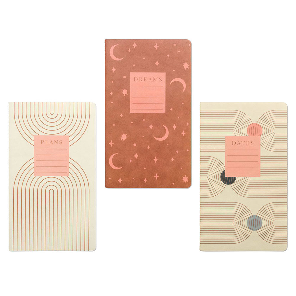 Cuaderno de puntada (conjunto de 3)