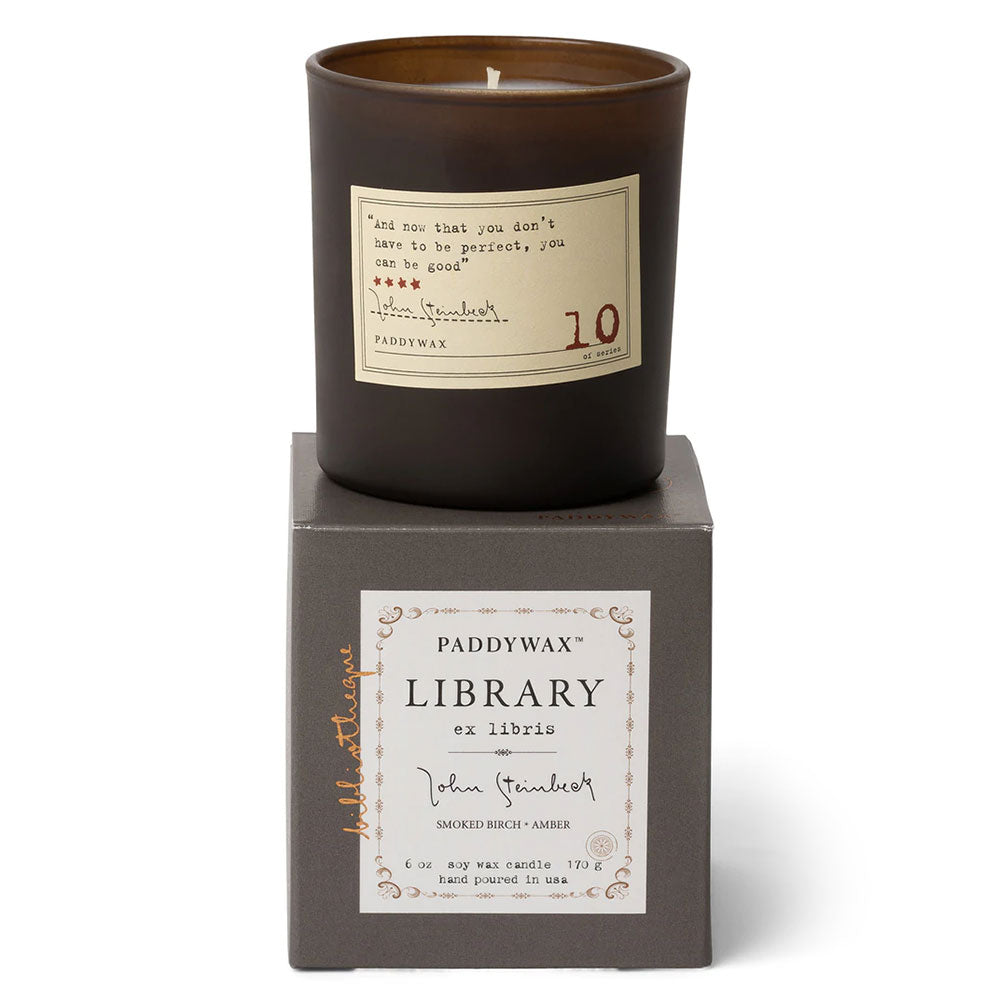 Paddywax bibliotek bokset lys 6oz