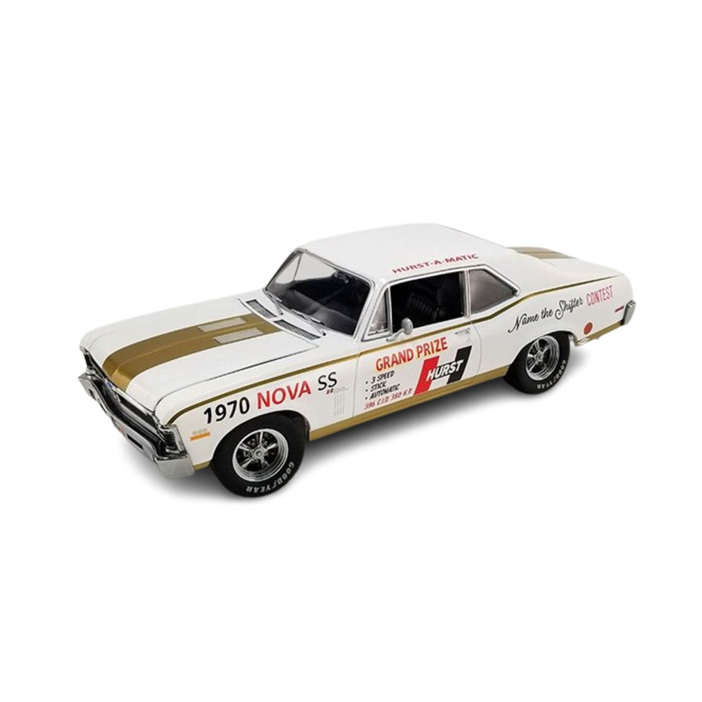 Hurst Grand Prize 1970 Chevrolet Nova SS 1/18 Scale (White)