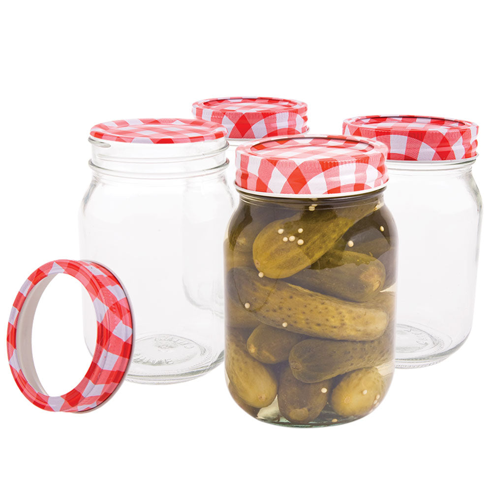 Appetito Mason Preserving Jars (conjunto de 6)