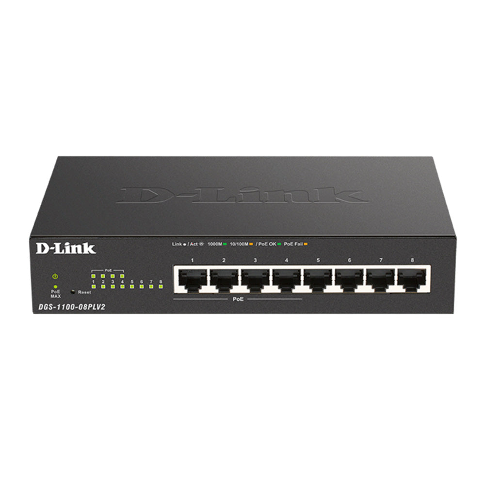 D-Link 8-poort Gigabit Smart Managed Poe Switch