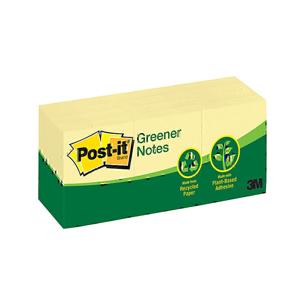 Note post-it più verde 12pk (Canary Yellow)