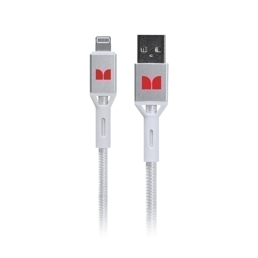 Monster Lightning a USB-A Cable trenzado 1.2m