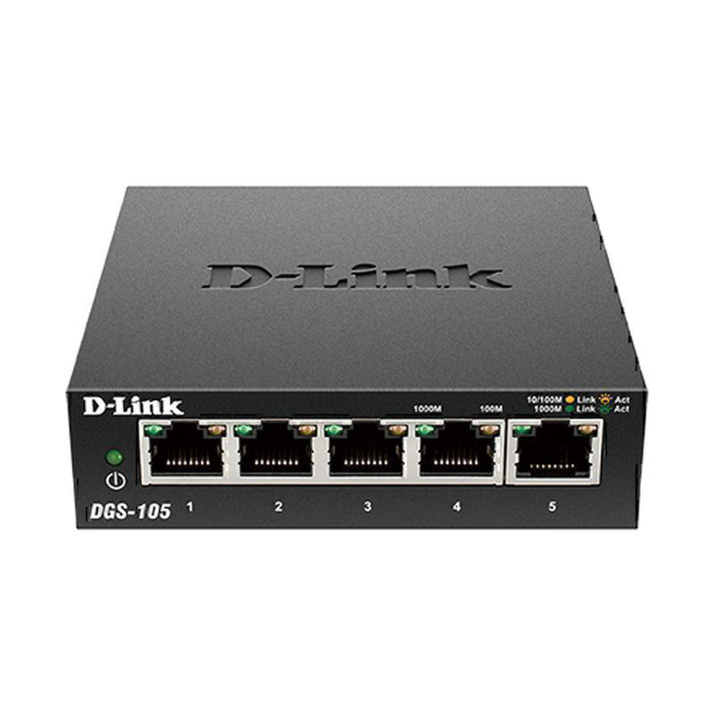 D-Link Metallgehäuse Gigabit Desktop Switch