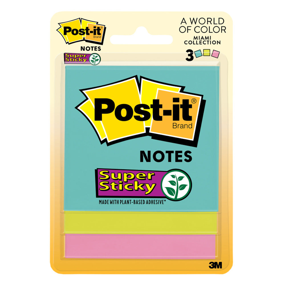 Post-it Super Sticky Notes (3x3in)