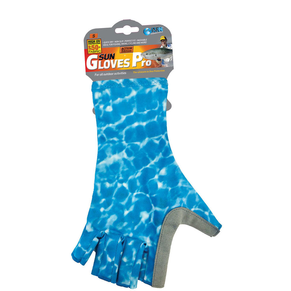 Water Print Sun Glove Pro (Blue)