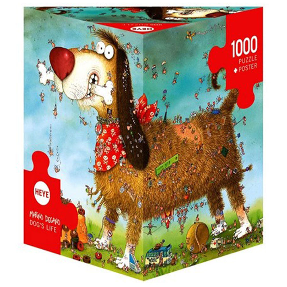 Heye degano driehoekige puzzel puzzel 1000 pcs