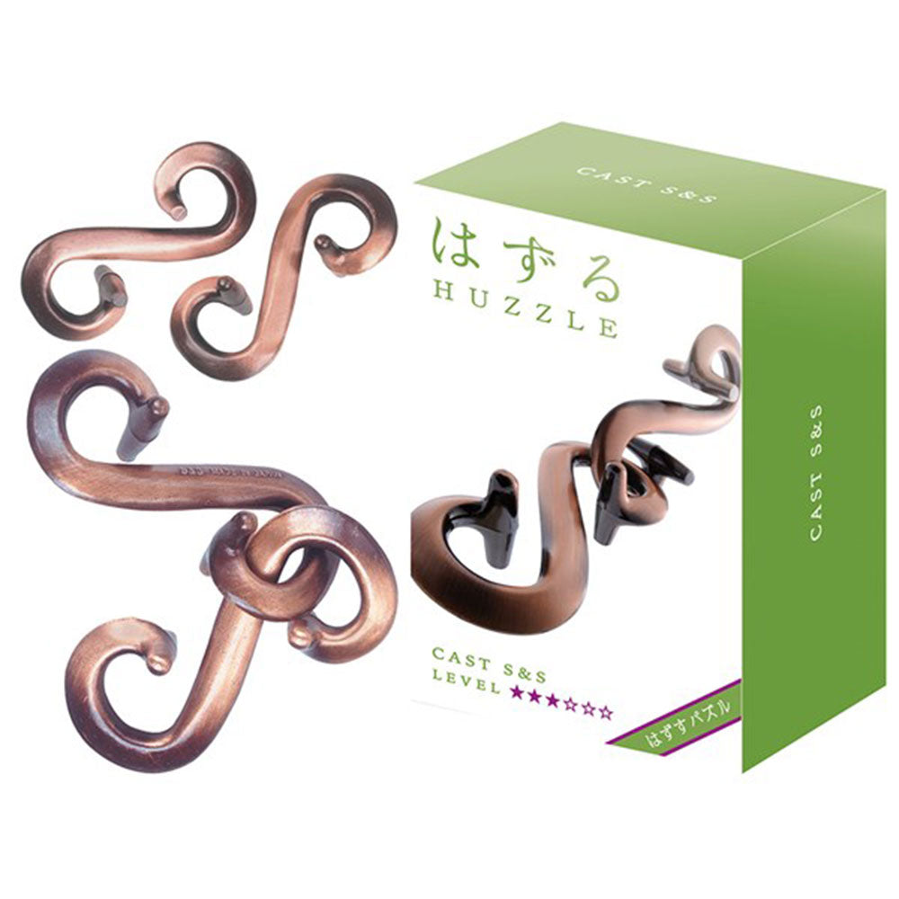 Hanayama L3 kastede Huzzle Brain Teaser -puslespil