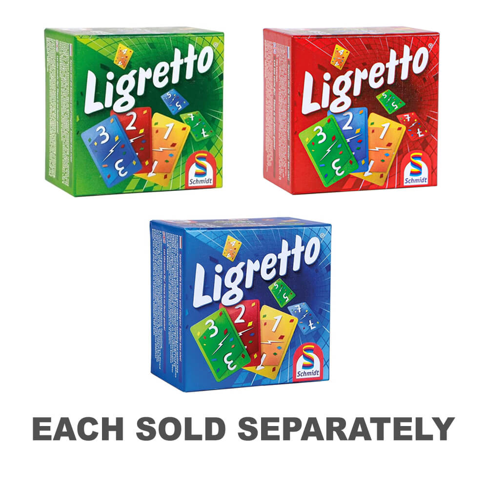 Ligretto Colored Card Game Set