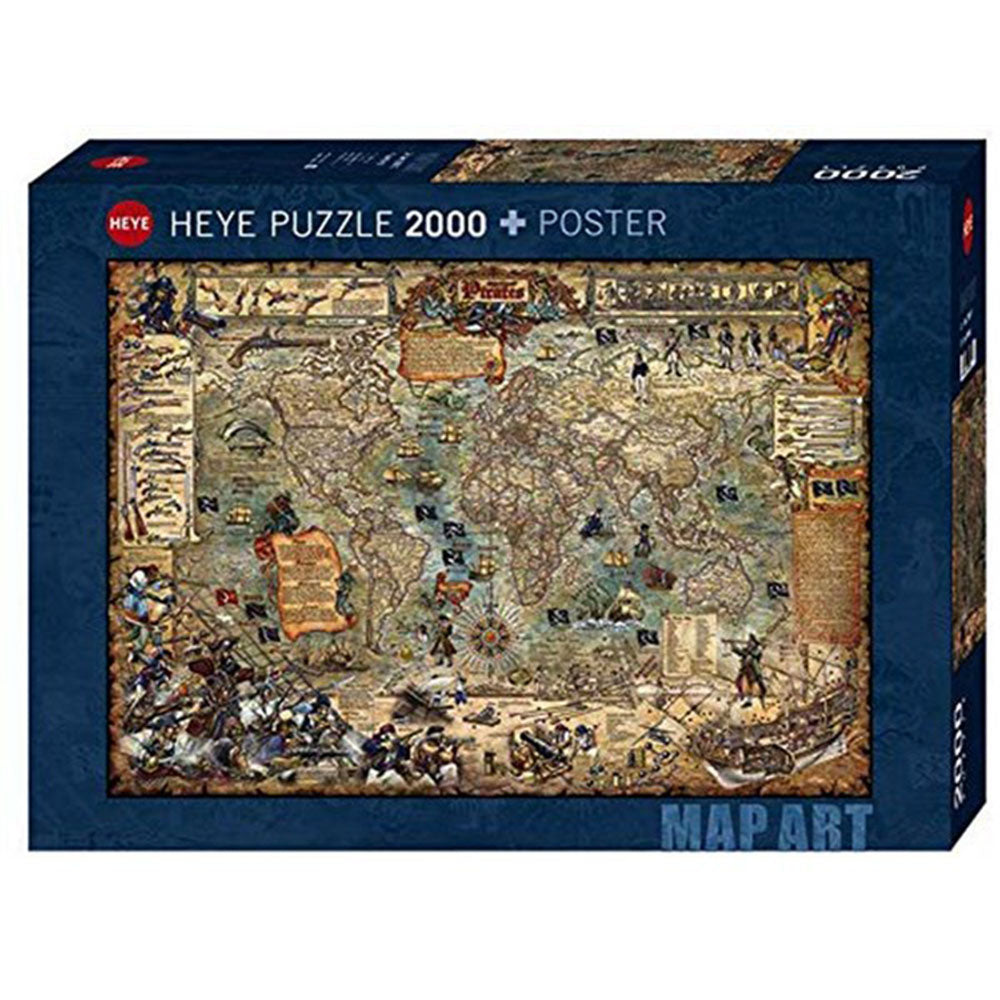 Heye map art jigsaw puzzel 2000pcs