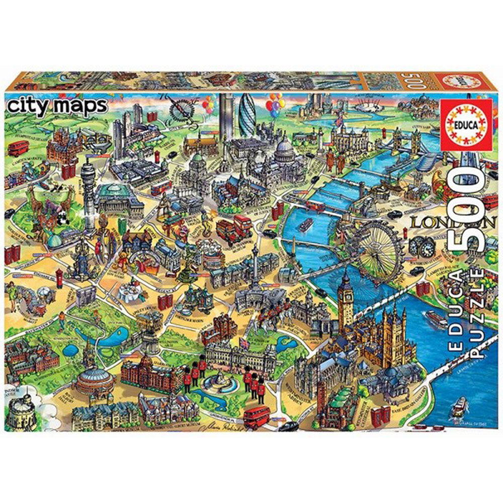 Educa Map Jigsaw Puzzle 500st