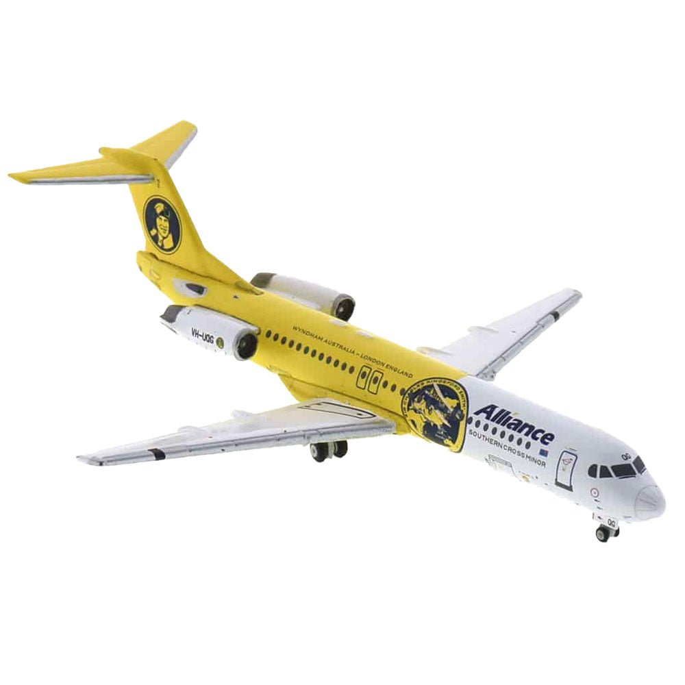 Alliance Airlines Fokker 1/400スケール飛行機モデル