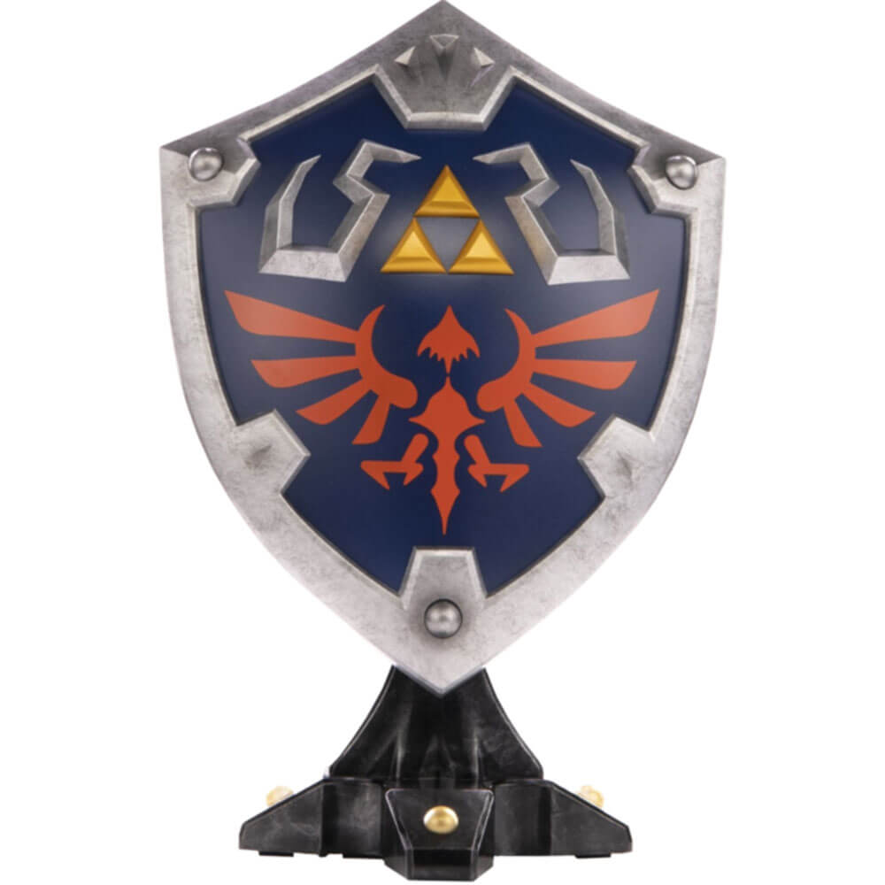 Die Legende der Zelda Hylian Shield PVC -Statue