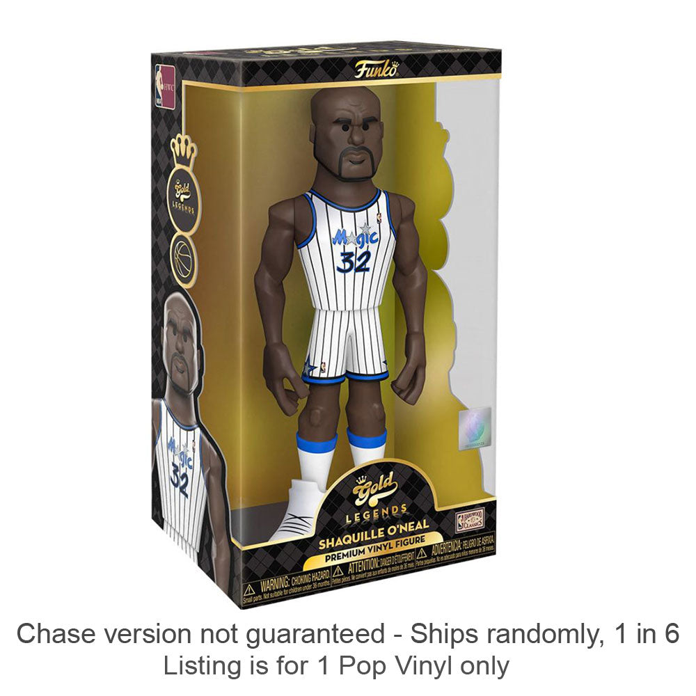 NBA: Shaquille O'Neal Vinyl Gold Chase Schepen 1 op 6