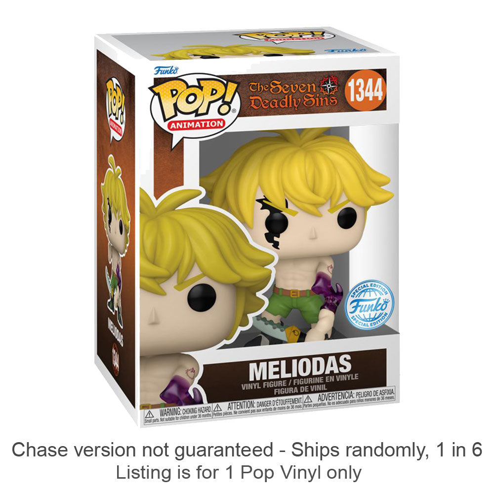 Seven Deadly Sins Meliodas Demon Mode Pop! Vinyl