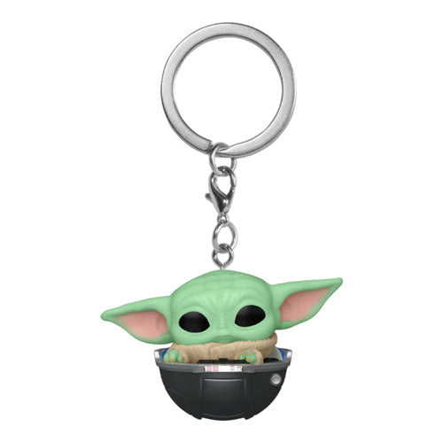 Star Wars: Mandalorian Grogu in Hovering Pram Pop! Keychain