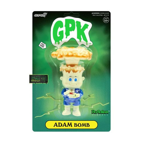 Garbage Pail Kids Adam Bomb Murray Glow Reaction 3.75"