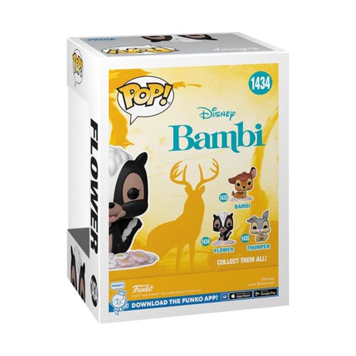 Bambi 1942 Flower Pop! Vinyl