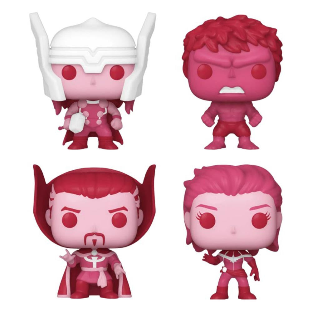 Valentines Pink Us Ex. Pocket Pop! 4pk hartvak