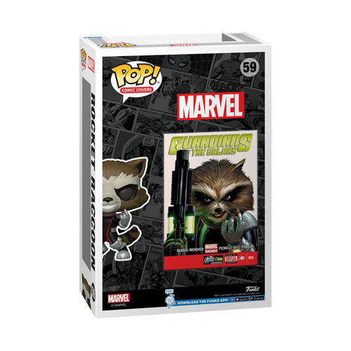 Guardians of the Galaxy Rocket Raccoon US Pop! Comic Cover