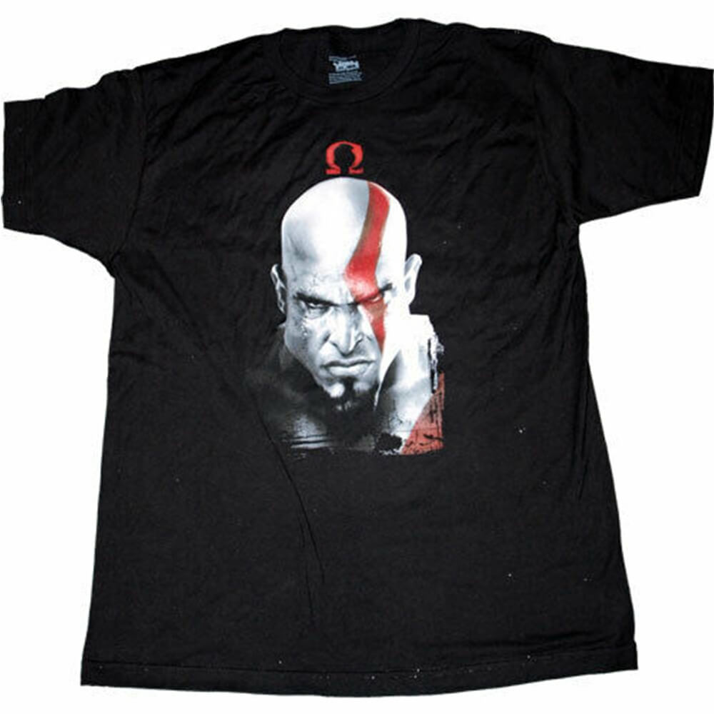 T-shirt del simbolo di God of War Kratos e Omega