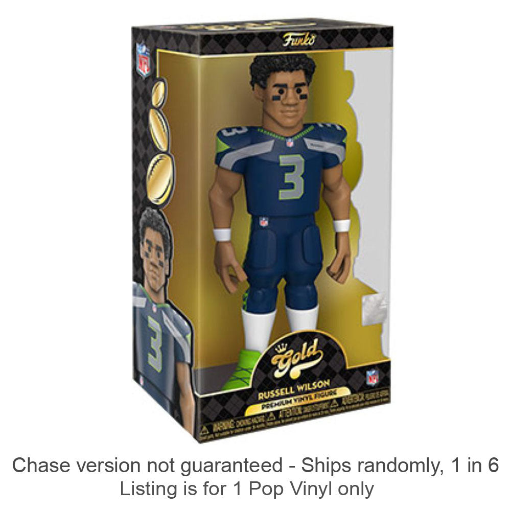 NFL Russel Wilson Vinyl Gold Chase skip 1 av 6