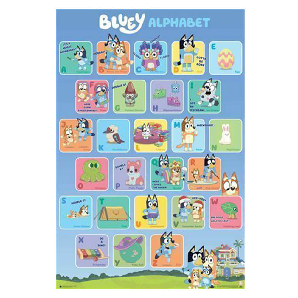 Affiche Bluey Impact (61x91,5 cm)