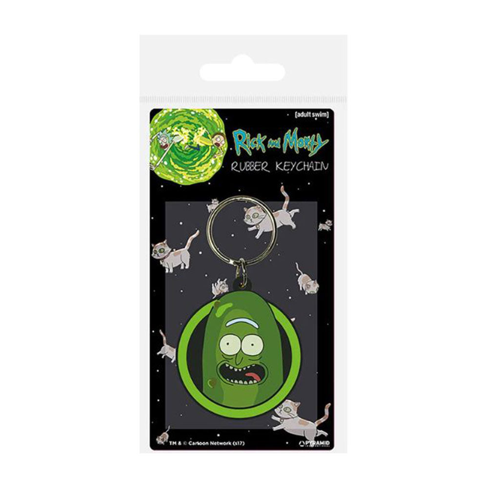 Rick en Morty Rubber Keyring