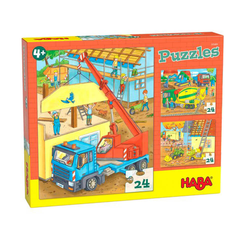 HABA Puzzles con 3 diseños 24 piezas