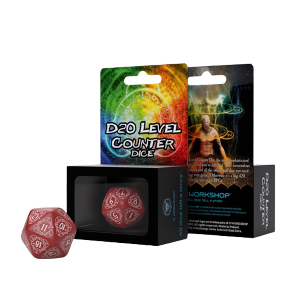 Q Workshop D20 Level Counter Dice