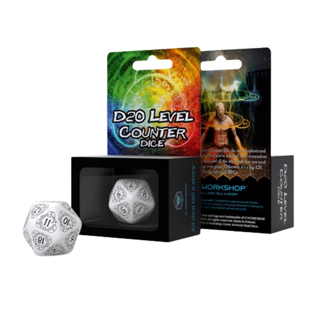 Q Workshop D20 Level Counter Dice