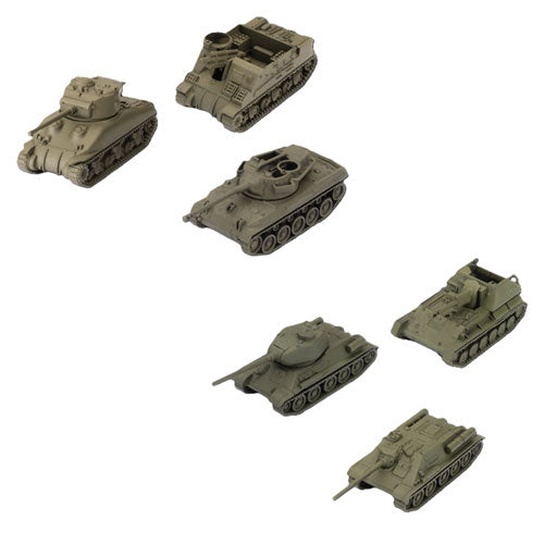 World of Tanks Miniatures Game Tank Platoon 3