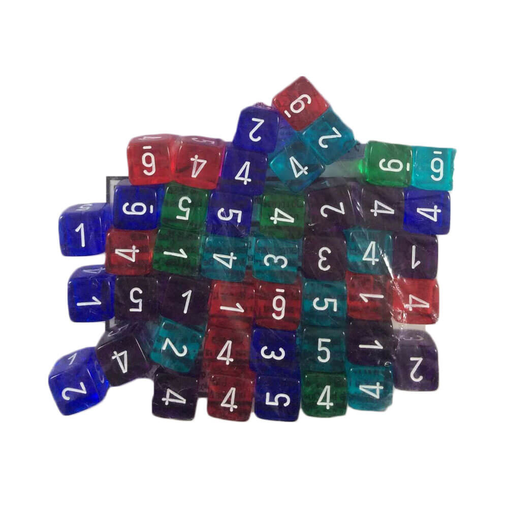 Chessex bulkpose med gjennomsiktig terning